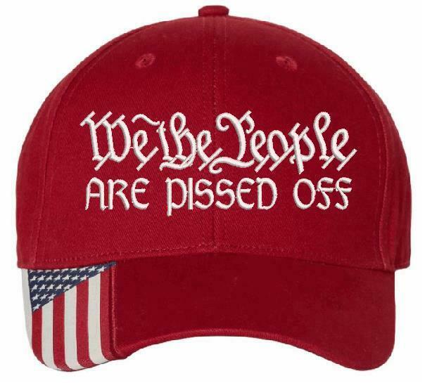 We The People ARE PISSED OFF Hat 2nd Amendment USA300 Outdoor Cap 1776 hat