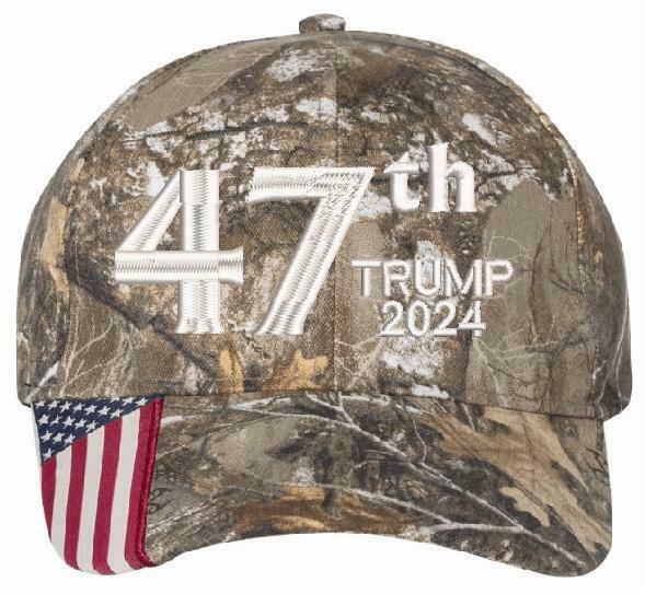 47th - 2024 President Donald Trump Make America Great Again MAGA Hat Ball Cap