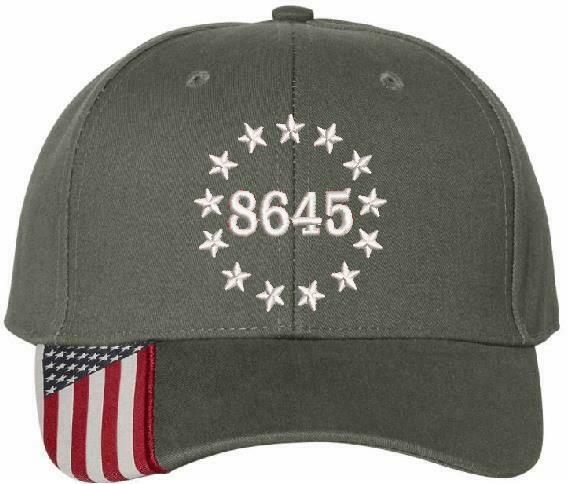 8645 Stars Embroidered USA-300 Hat - Declaration of Independence Hat - Various