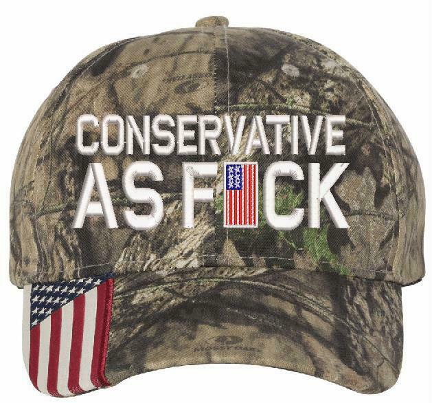 Conservative as Fu*k Embroidered Hat Trump Hat Various Hat Choices