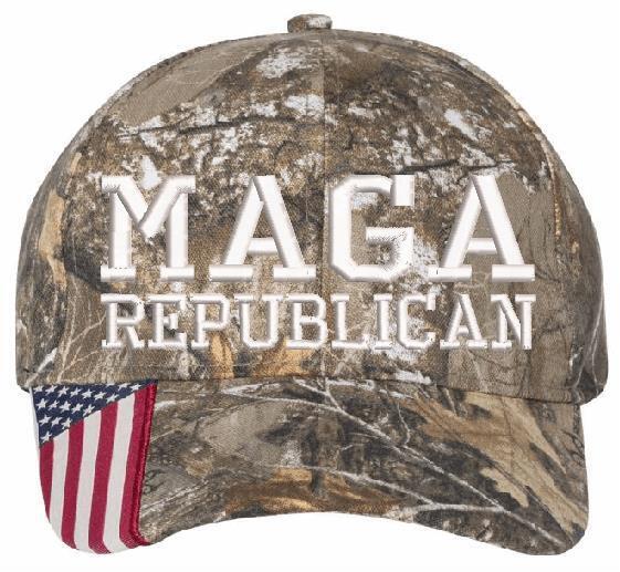 Political Hat MAGA REPUBLICAN Version 2 Trump Hat Adjustable USA300 Typhoon Hat