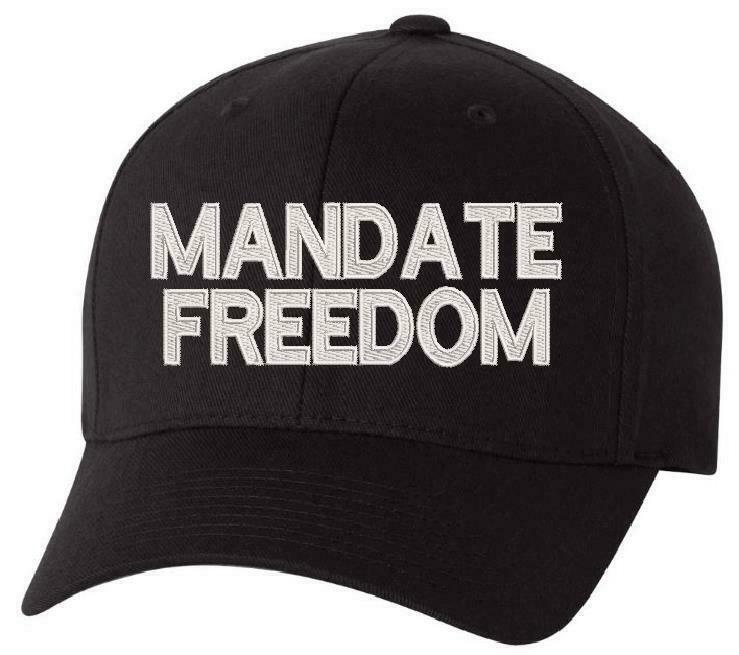 MANDATE FREEDOM Embroidered Flex Fit 6277/6477 Hat - Various sizes and Colors