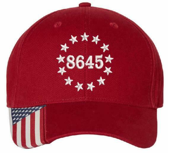 8645 Stars Embroidered USA-300 Hat - Declaration of Independence Hat - Various