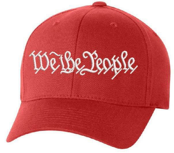 We The People Hat Flex Fit 6277 Embroidered Low Profile Hat WITH BACK DESIGN