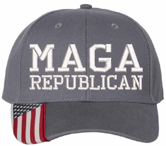 Political Hat MAGA REPUBLICAN Version 2 Trump Hat Adjustable USA300 Typhoon Hat