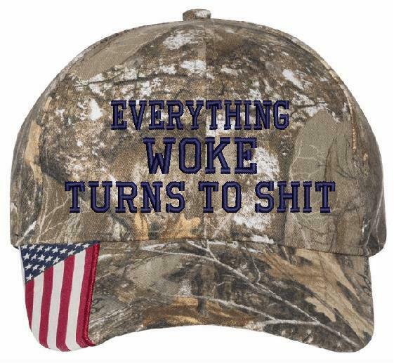 Everything Woke Turns Turns to sh*t Embroidered USA300 Adjustable Hat