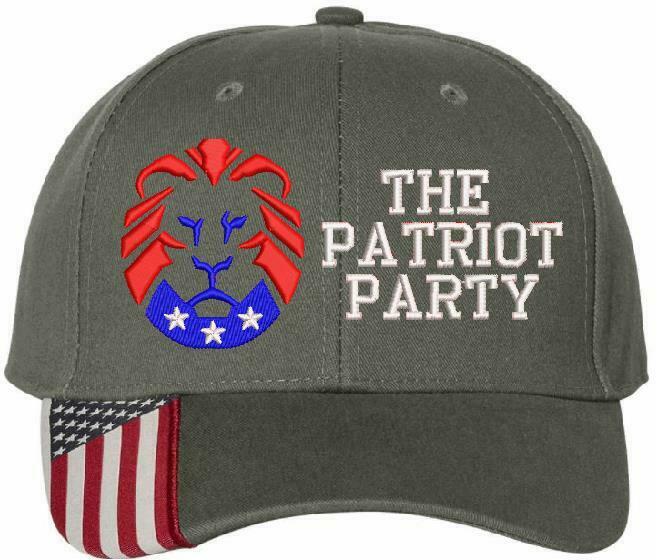 The Patriot Party LION Hat - Embroidered USA300 Adjustable Hat TRUMP 2024 MAGA