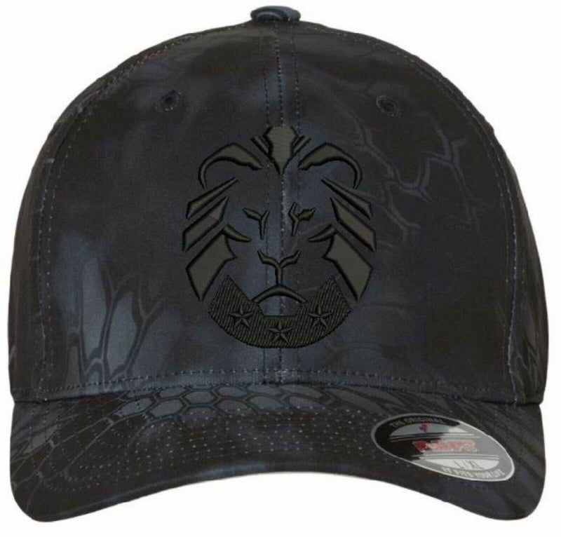 The Patriot Party Lion Flex Fit 6277 Embroidered Hat & WE THE PEOPLE on back