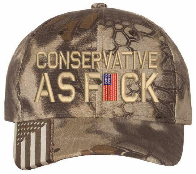 Conservative as Fu*k Embroidered Hat Trump Hat Various Hat Choices