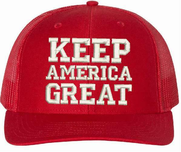 Keep America Great Donald Trump Hat & TRUMP DECAL Various Sizes Flag on Flex Fit