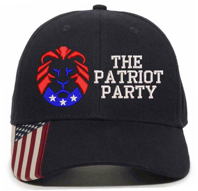 The Patriot Party LION Hat - Embroidered USA300 Adjustable Hat TRUMP 2024 MAGA