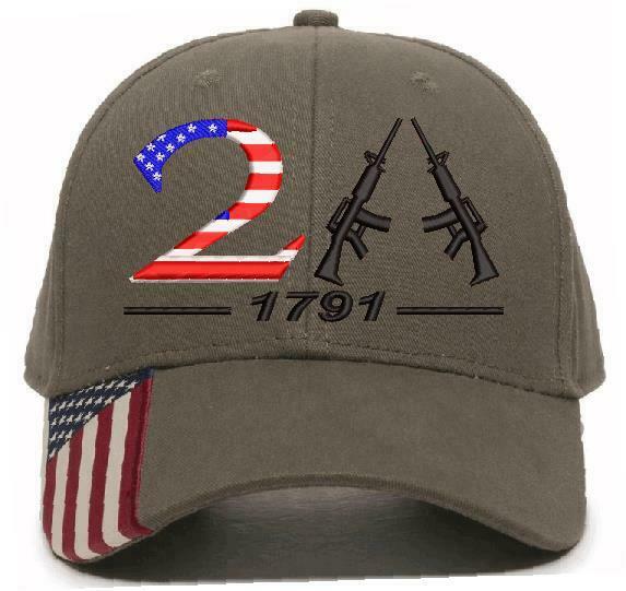 2nd Amendment 1791 AK-47 USA Style 2 Embroidered Hat - Various Hat Options