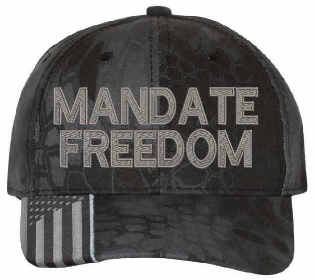 MANDATE FREEDOM HAT - Embroidered USA300 Adjustable Hat - Various Colors