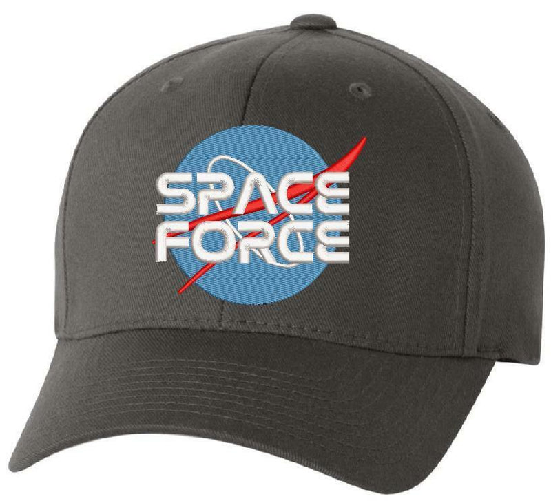 Donald Trump Space Force Military ADJ or Flex Fit Hat United States Space Force