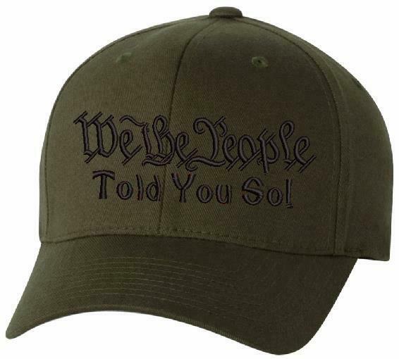 We The People TOLD YOU SO Embroidered 6277 Flex Fit Hat Various Sizes