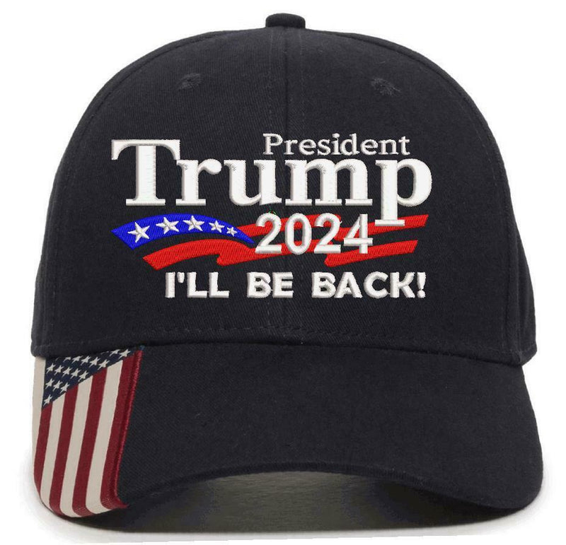 Trump 2024 - President Donald Trump I'll be back USA300 STYLE HAT