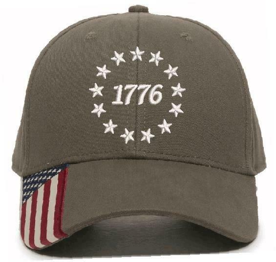 1776 Stars Embroidered USA-300 Hat - Declaration of Independence Hat - Various