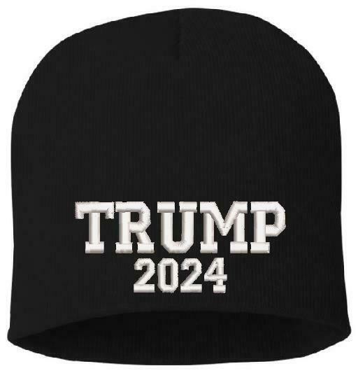 Trump 2024 Winter Hat - Embroidered Cuff or Beanie Choice SP12 or SP08 Trump Hat