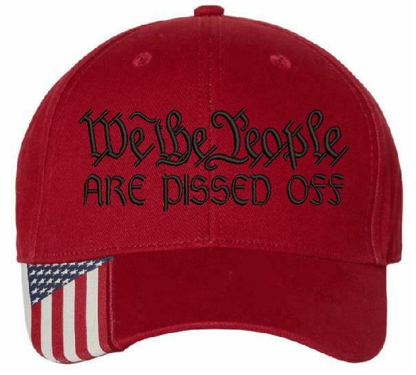 We The People ARE PISSED OFF Hat 2nd Amendment USA300 Outdoor Cap 1776 hat