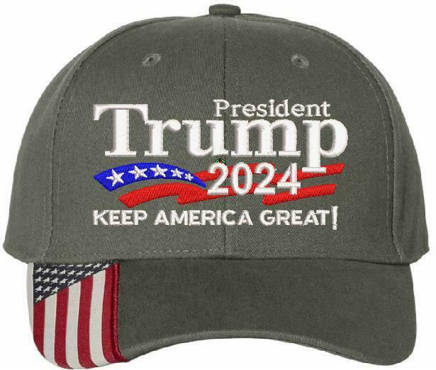 Trump Pence 2024 Embroidered Hat - USA300 Adjustable Hat MAGA Trump 2024