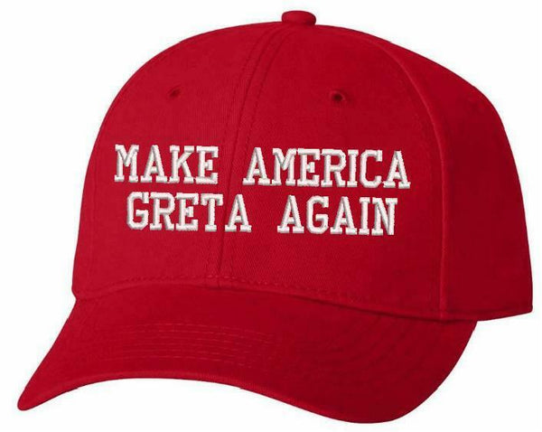 MAKE AMERICA GRETA AGAIN Sportsman AH-30 Adjustable Embroidered Hat