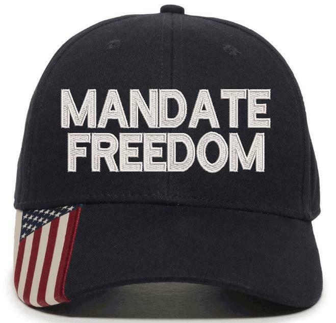 MANDATE FREEDOM HAT - Embroidered USA300 Adjustable Hat - Various Colors