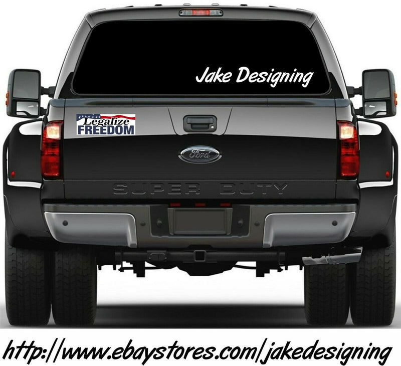 LEGALIZE FREEDOM USA Bumper Sticker Various Sizes FRINGE MINORITY