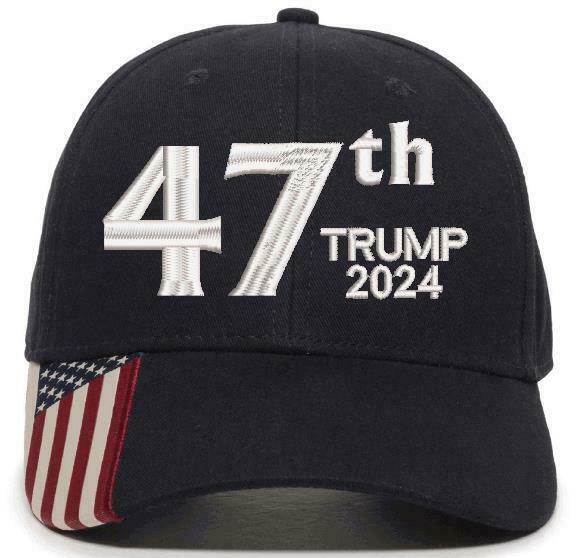 47th - 2024 President Donald Trump Make America Great Again MAGA Hat Ball Cap