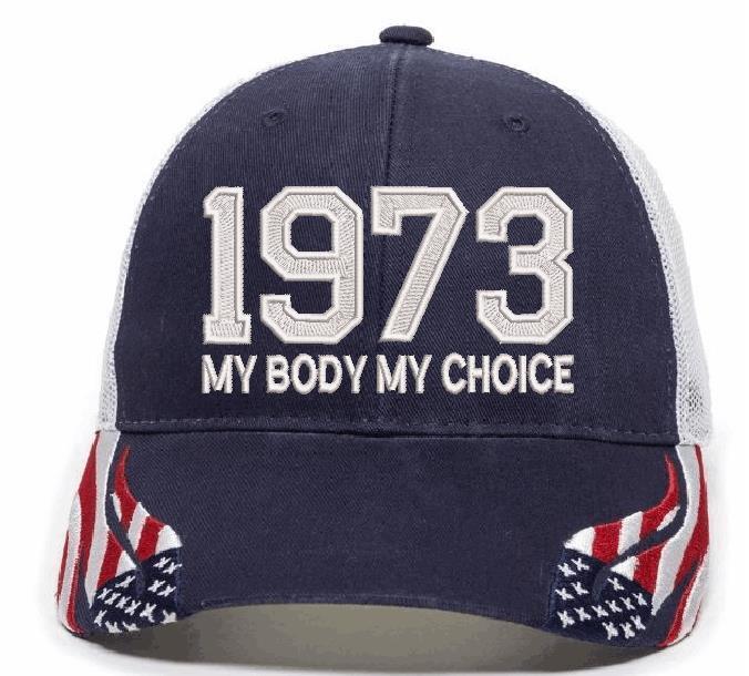 Pro Choice 1973 Hat (Embroidered USA300 Hat) Women's Rights Feminism Roe v Wade