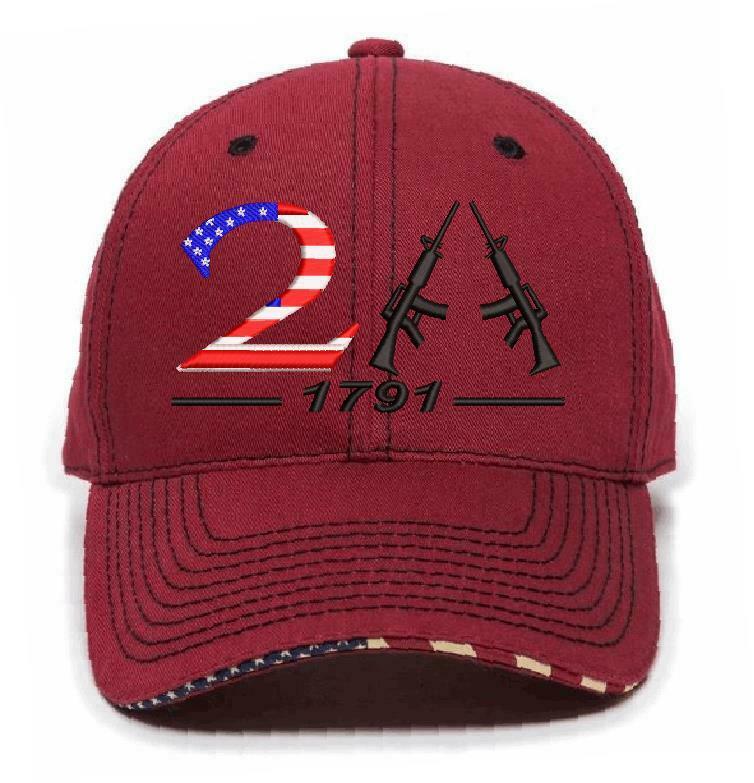 2nd Amendment 1791 AK-47 USA Style 2 Embroidered Hat - Various Hat Options