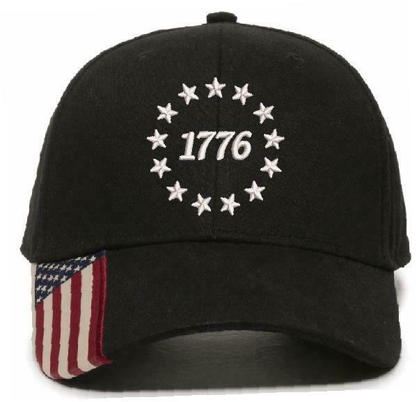 1776 Stars Embroidered USA-300 Hat - Declaration of Independence Hat - Various