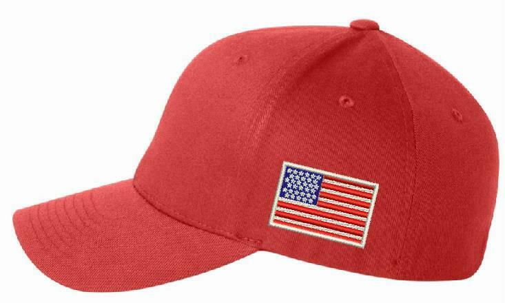 Keep America Great Donald Trump Hat & TRUMP DECAL Various Sizes Flag on Flex Fit