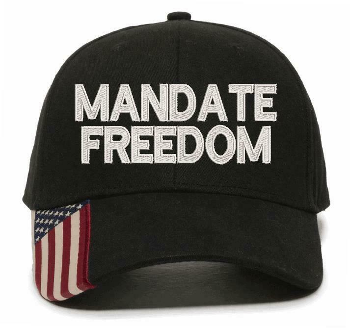 MANDATE FREEDOM HAT - Embroidered USA300 Adjustable Hat - Various Colors