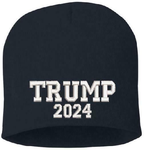 Trump 2024 Winter Hat - Embroidered Cuff or Beanie Choice SP12 or SP08 Trump Hat