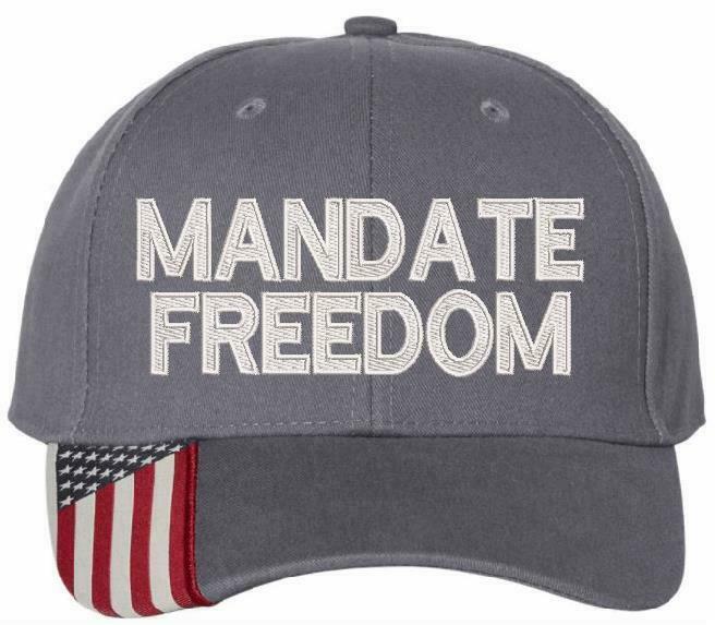 MANDATE FREEDOM HAT - Embroidered USA300 Adjustable Hat - Various Colors