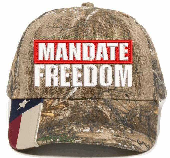 Mandate Freedom Hat - Embroidered USA300 Adjustable Hat and 112 Hat Red White