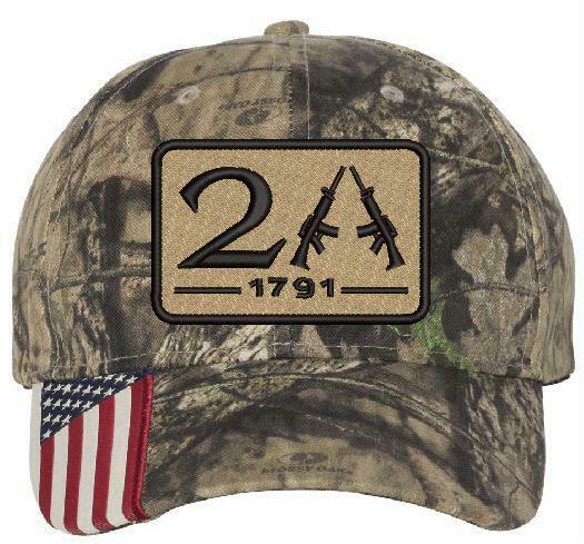 2nd Amendment 1791 AR15 Badge Style Embroidered Hat - Various Hat Options