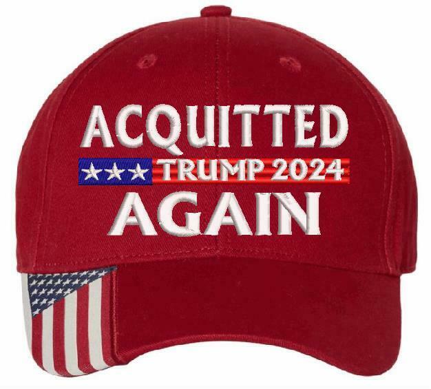 Trump 2024 - President Donald Trump ACQUITTED AGAIN Adjustable USA300 STYLE HAT