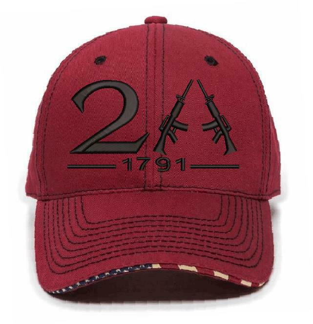 2nd Amendment 1791 AR-15 Style Embroidered Hat - Various Regular & Winter Hats