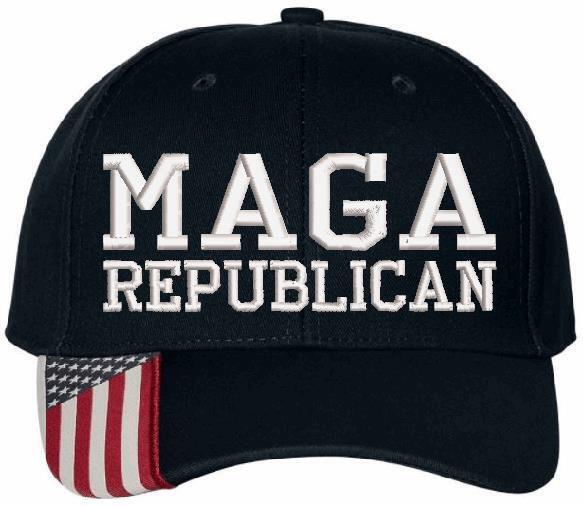 Political Hat MAGA REPUBLICAN Version 2 Trump Hat Adjustable USA300 Typhoon Hat