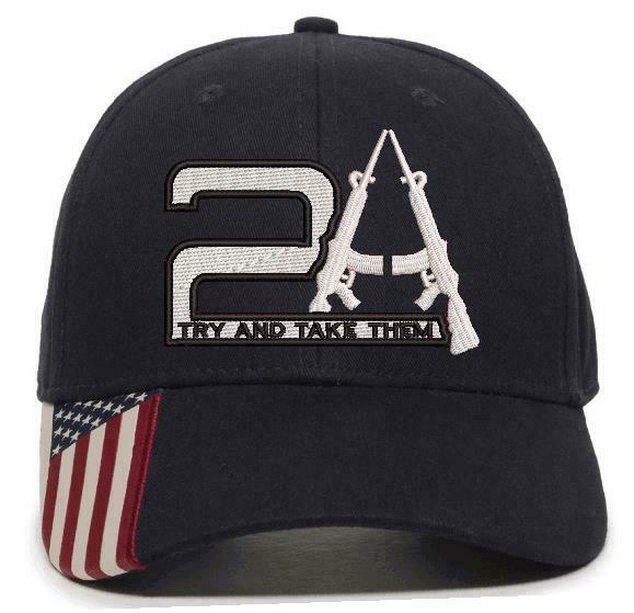 2nd Amendment Hat TRY AND TAKE THEM USA300 Outdoor Adjustable Hat 2nd Amendment