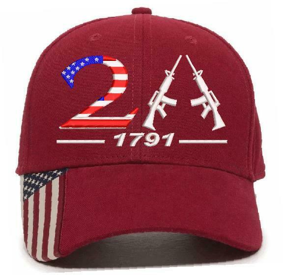 2nd Amendment 1791 AK-47 USA Style 2 Embroidered Hat - Various Hat Options