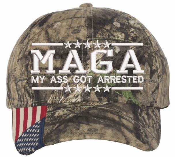 MAGA My Ass Got ARRESTED Embroidered Hat